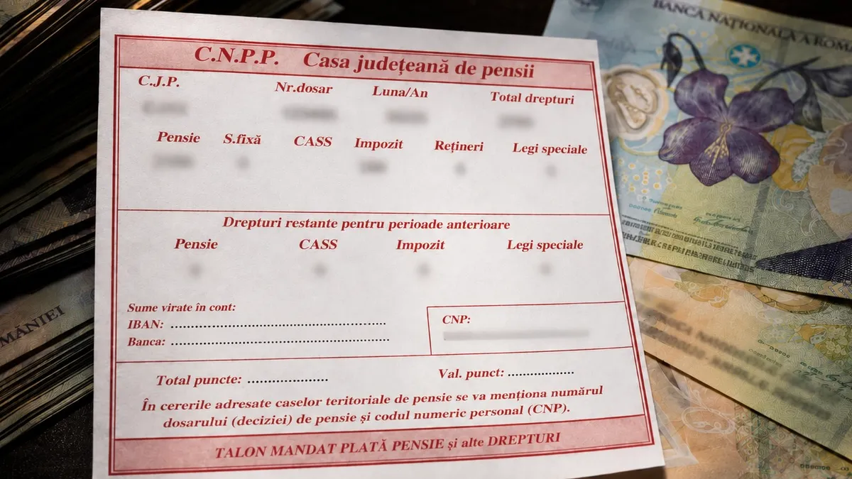 Talon de pensie, emis în 2026
