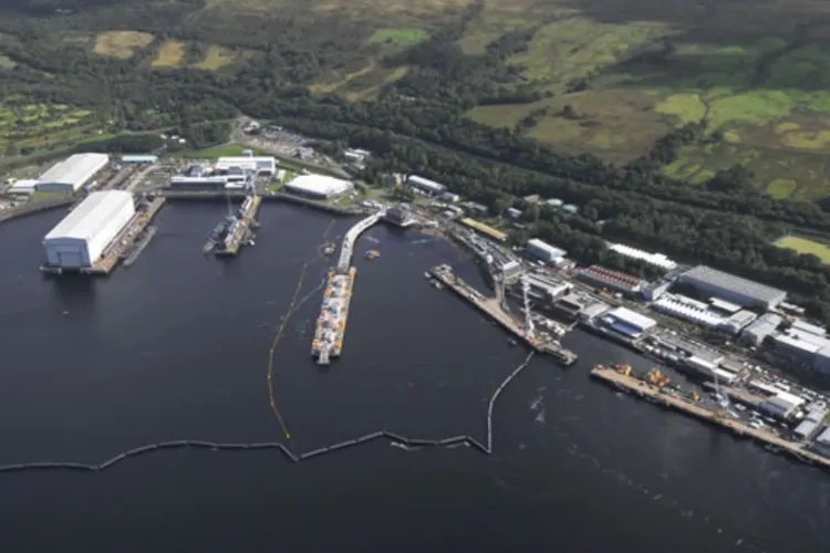 Incident la Faslane, româncă arestată (sursa: onr.org.uk)