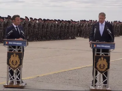 Iohannis mulţumit de prezenţa militarilor francezi în România (sursa: Facebook/Administratiaprezidentiala)