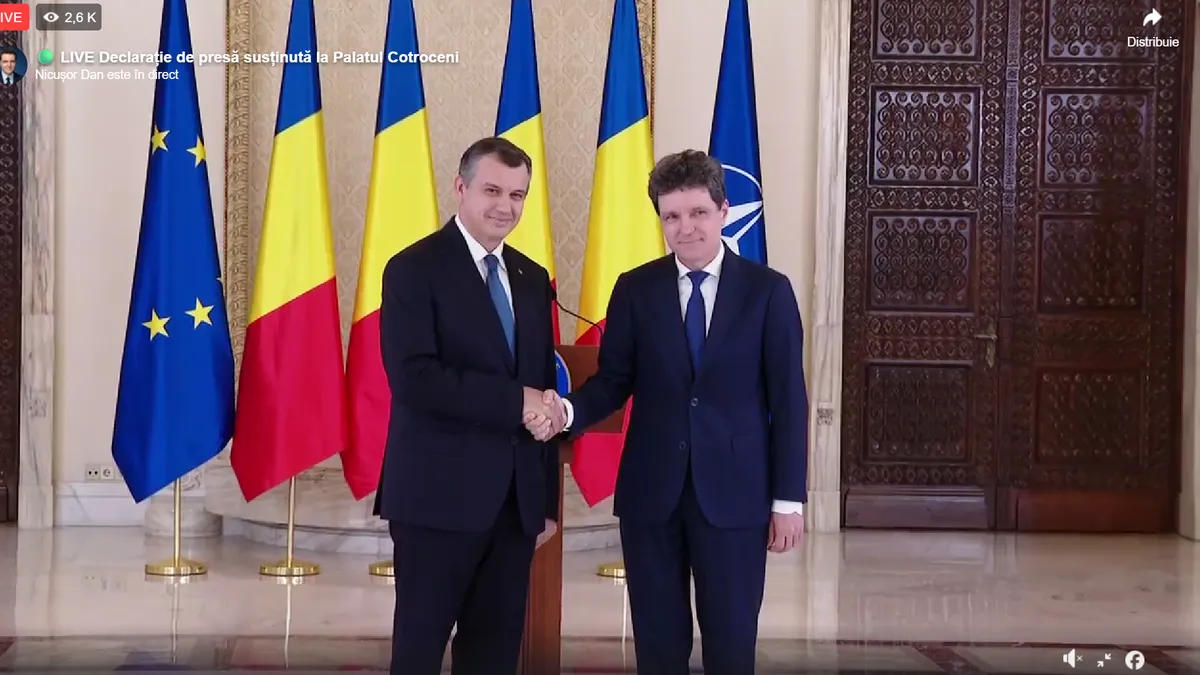 Eugen Tomac, desemnat de șeful statului să facă noul Guvern Foto: captură video