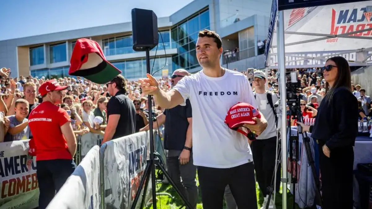 Charlie Kirk, fără șanse să trăiască după ce a fost împușcat (sursa: X/Mario Nawfal)