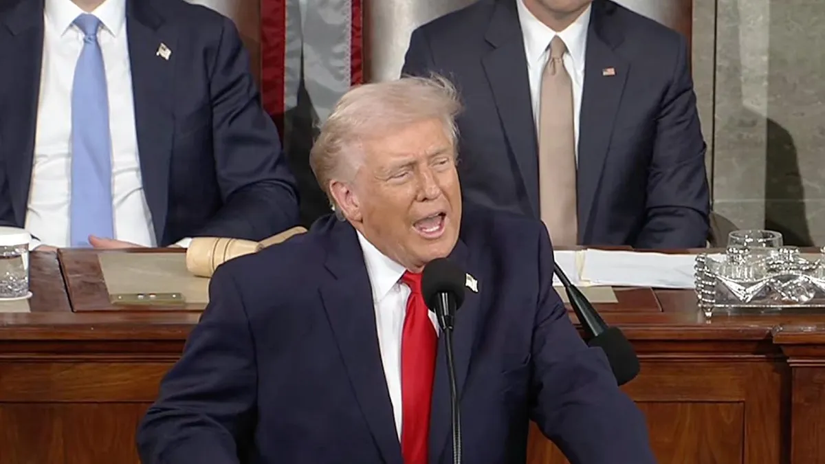 Donald Trump, cel mai lung discurs despre Starea Națiunii (sursa: Facebook/The White House)