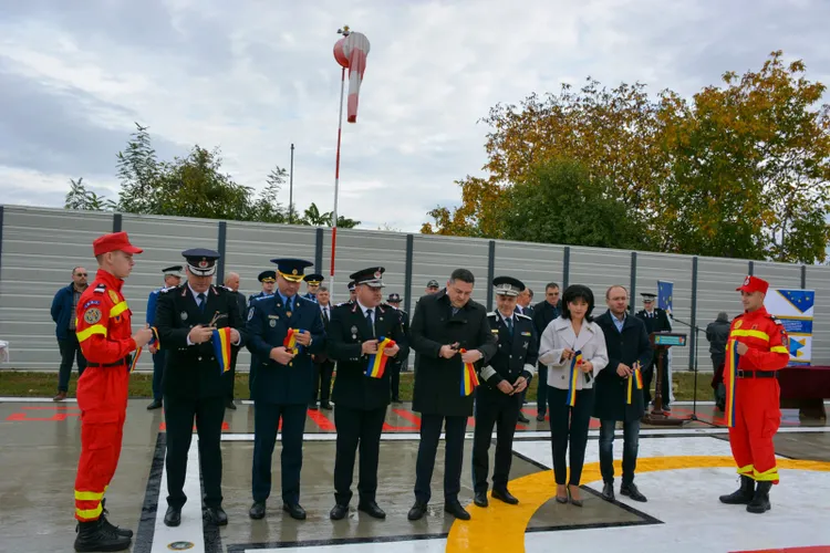 Heliportul Botoșani, inaugurat cu mare pompă, nefuncțional Foto: Facebook Prefectura Botoșani