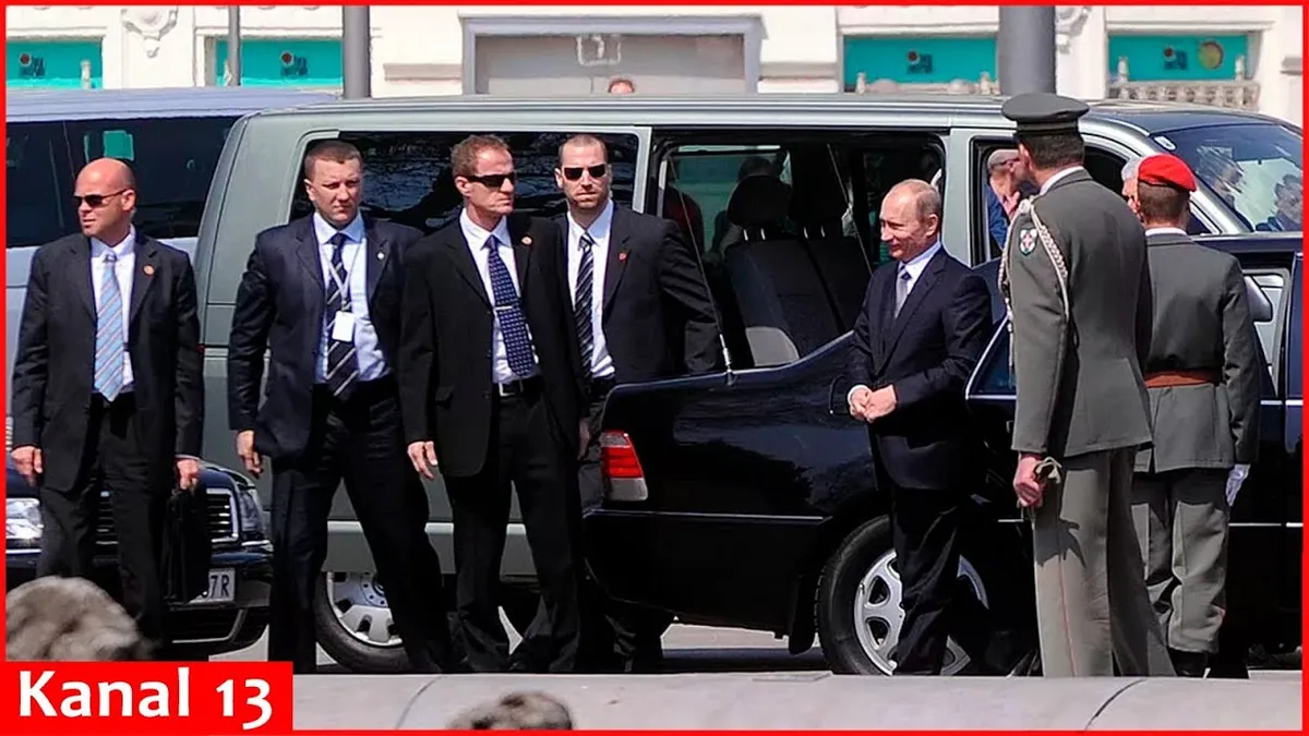 Kremlinul acuză Kievul de tentativă de asasinare a lui Putin Foto. Captură video