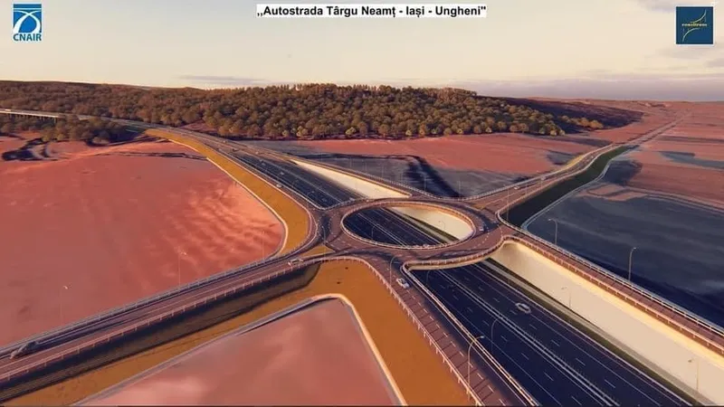 Autostrada A8, cost uriaș în Iași (sursa: CNAIR)