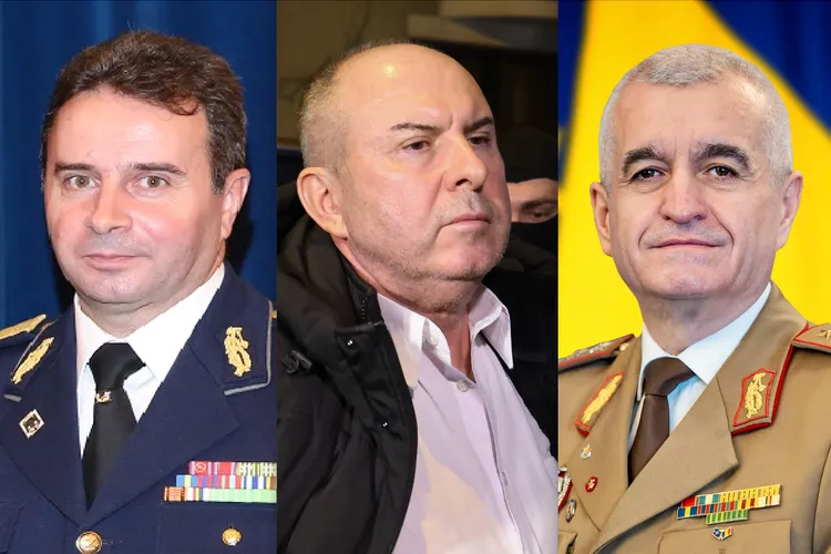 Generalii Luca, Mocanu - protectorii generalului Zisu. De la stânga la dreapta: Mocanu, Zisu, Luca (sursa: MApN, Inquam Photos/George Călin)