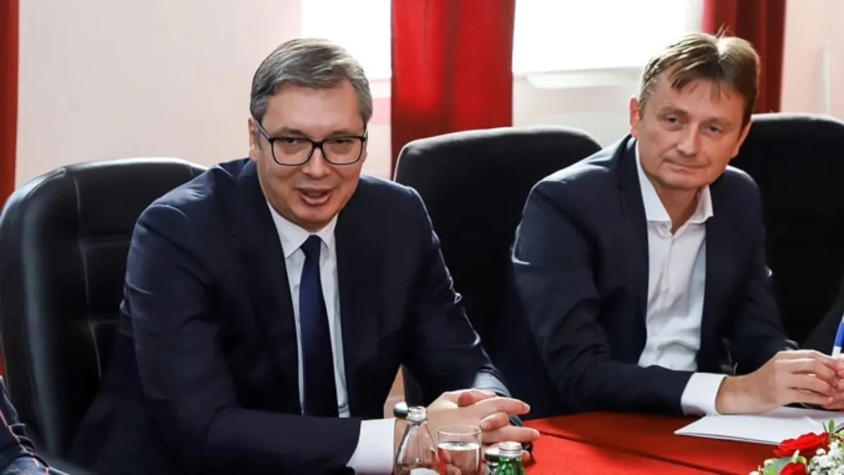 Ministrul sârb, AVC într-o emisiune TV (sursa: Facebook/Aleksandar Vučić)