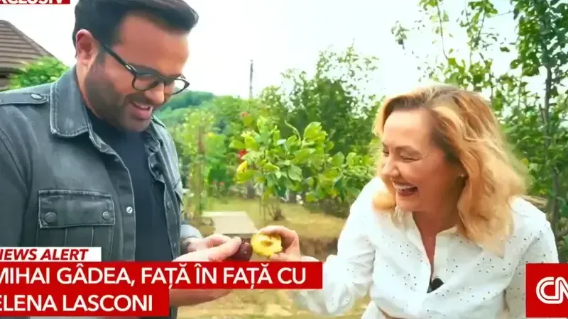 Elena Lasconi, intervievată de Mihai Gâdea (sursa: Antena 3)