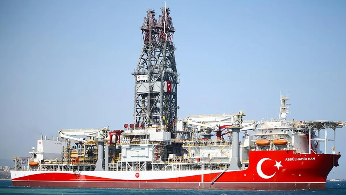 Zăcământ de gaz descoperit în Turcia (sursa: Facebook/Recep Tayyip Erdoğan)