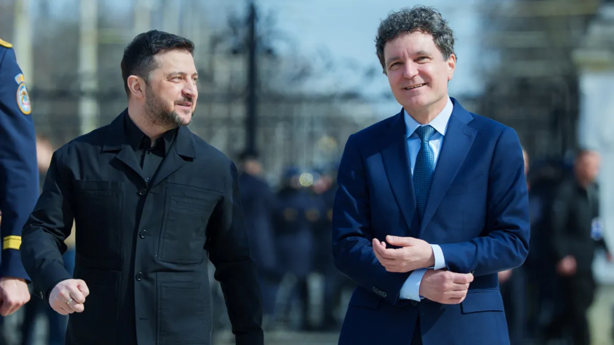 Zelensky, multumit de precizările lui Nicusor Dan Foto: Presidency.ro