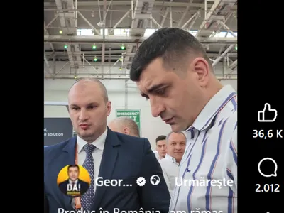 Clientul PSD Răzvan Pîrcălăbescu, slugarnic cu Simion, căruia îi susține tezele anti-SAFE Foto: Captură video