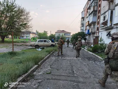 Kievul ar putea pierde bătălia din Donbas. În imagine: Forțe rusești la Liman Foto: Twitter