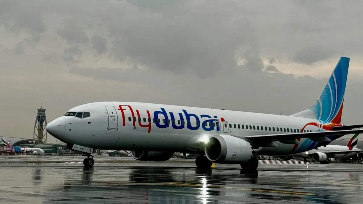 Aeroportul din Dubai, lovit de o dronă iraniană (sursa: Facebook/Dubai Internațional)