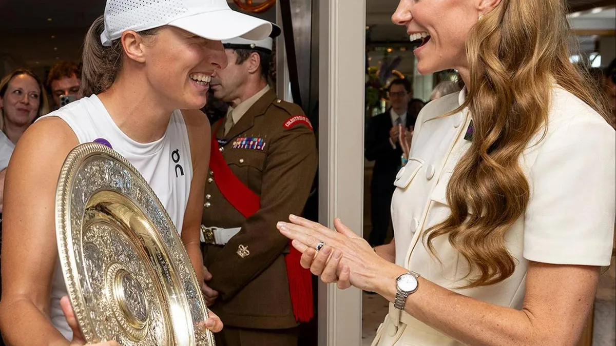 Iga Swiatek obține victoria la Wimbledon (sursa: Facebook/Wimbledon)