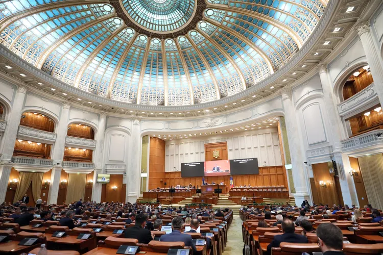 Raportul CSAT pe 2024, imixtiuni în alegeri, confirmate (sursa: Facebook/Parlamentul Romaniei - Camera Deputatilor)