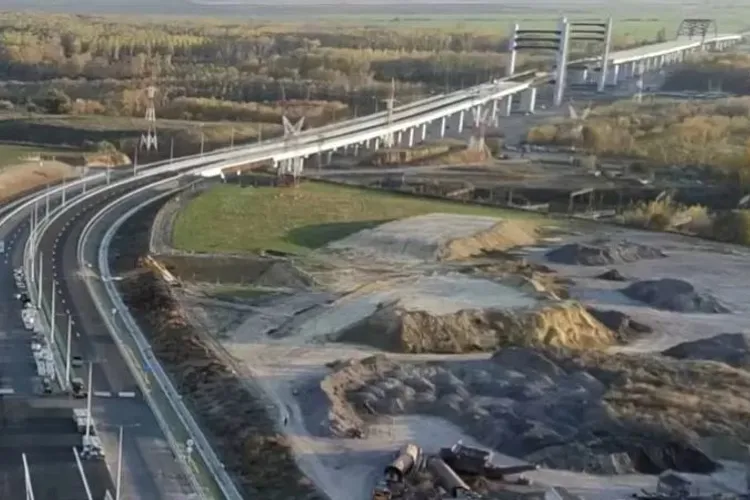Drumul expres Braila-Galați: probleme uriașe înainte de deschidere Foto: captură video