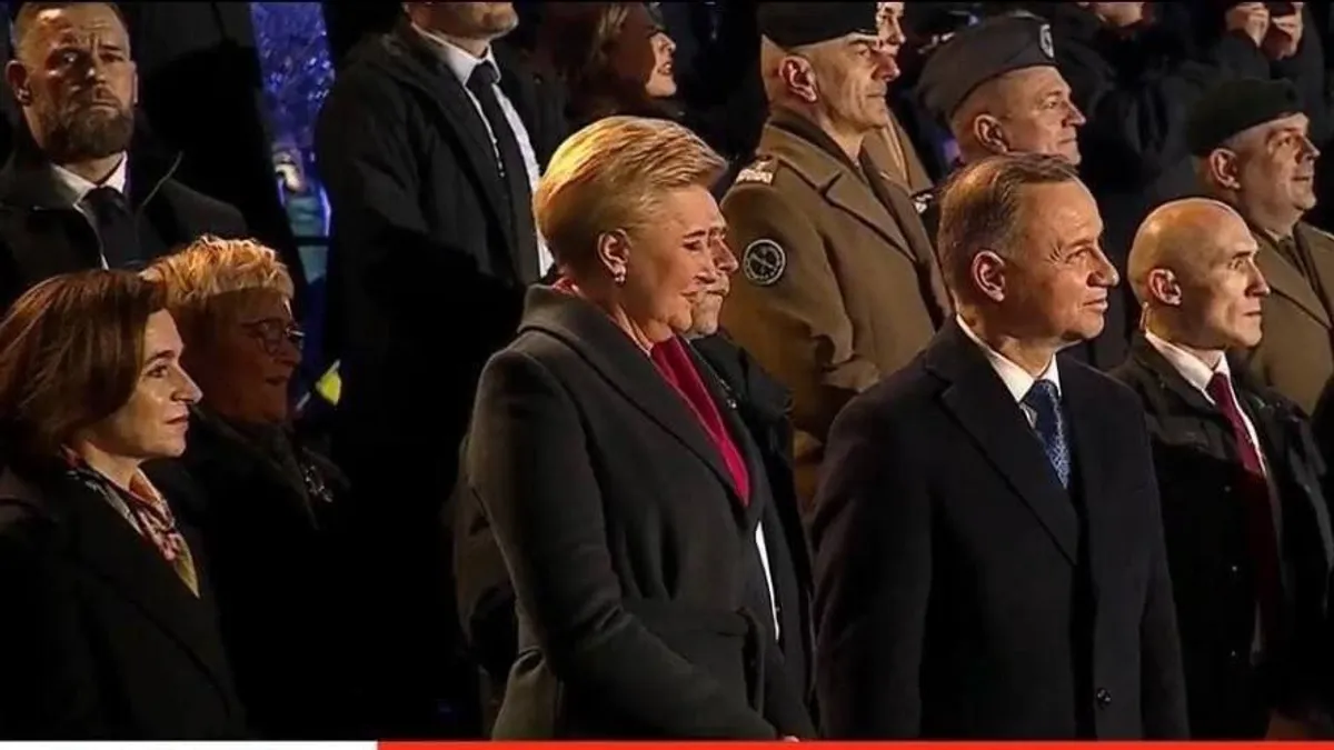 Biden cere, de la Varșovia, aplauze pentru Maia Sandu Foto: captură video