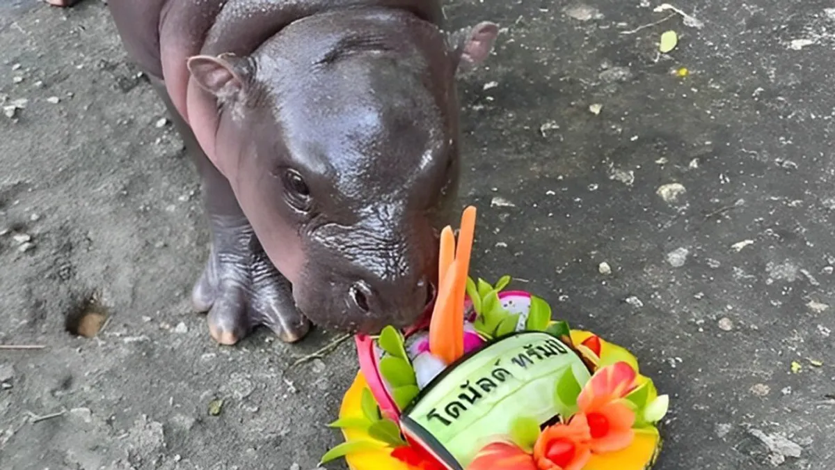 Un hipopotam prezice victoria lui Trump (sursa: gothalokhabar.com)