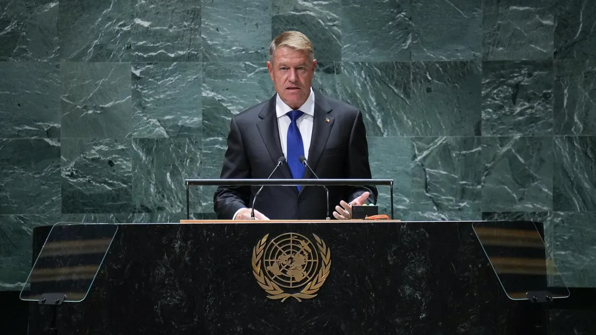 Iohannis participă la adunarea generală ONU (sursa: Facebook/Klaus Iohannis)