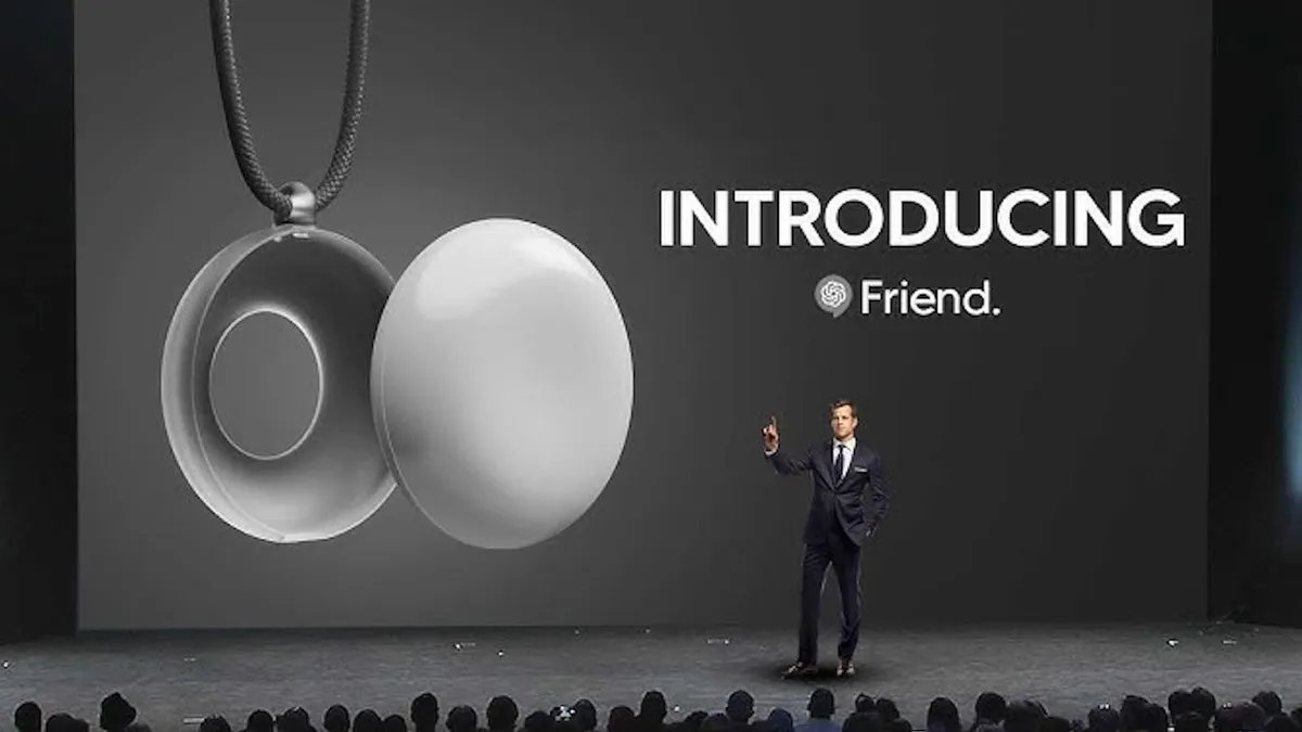 Colierul cu inteligență artificială Friend, controverse (sursa: Friend)