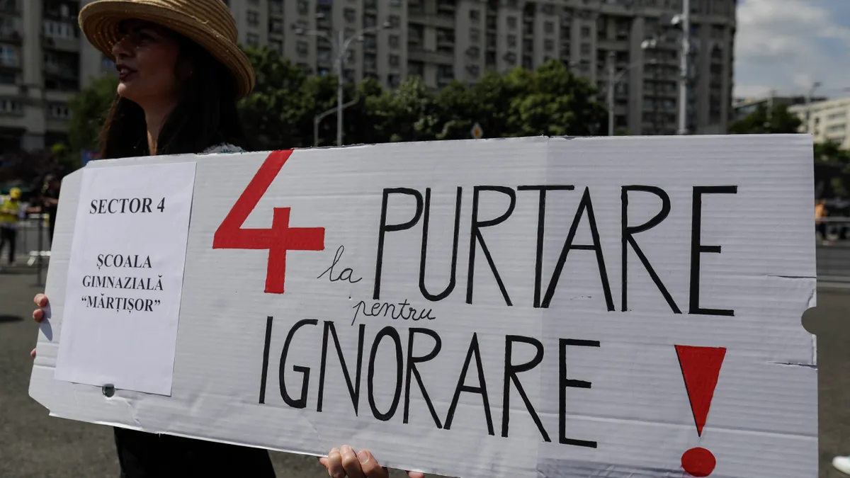 Sindicatele din învățământul superior, solidare cu greva din preuniversitar Foto: Inquam/ Octav Ganea