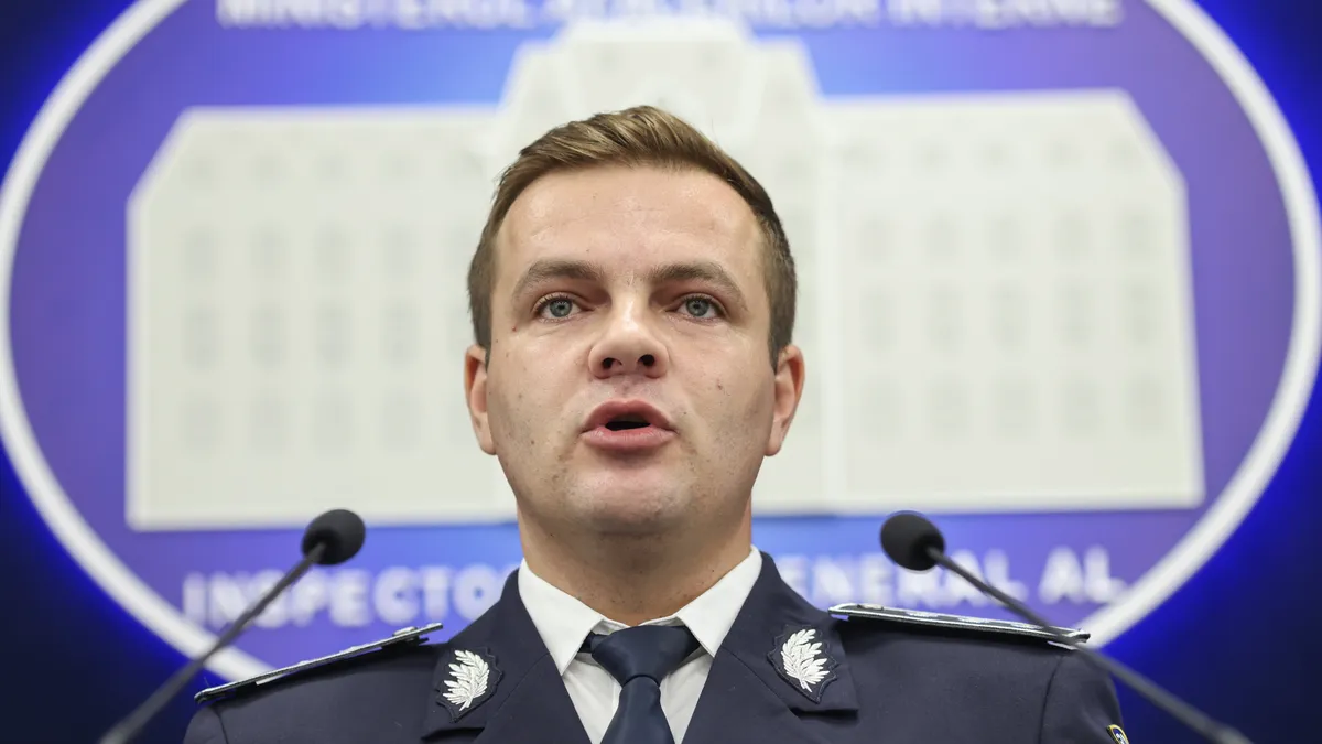 Cariera lui Georgian Drăgan în Poliția Română este fulgerătoare și inexplicabilă (sursa: Inquam Photos/Sabin Cirstoveanu)