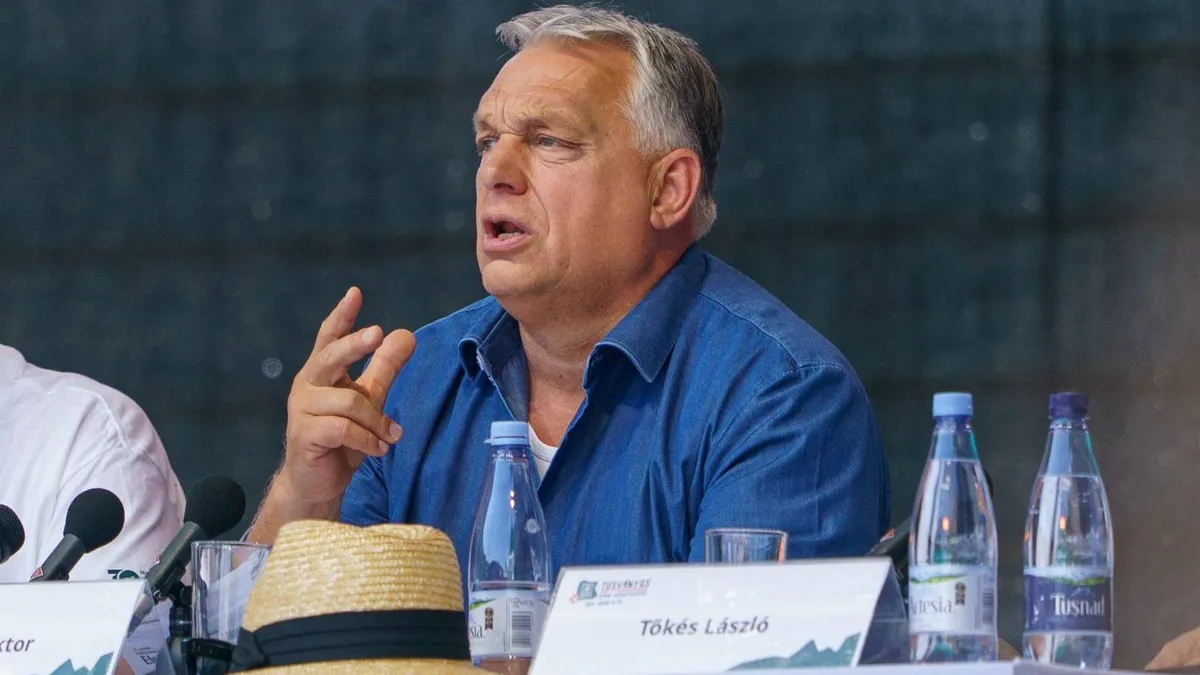 Orbán Viktor, discurs la Băile Tușnad (sursa: Inquam Photos/Tudor Pană)