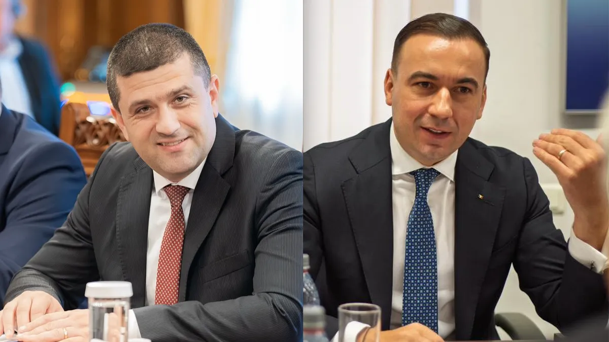 Ministrul Miruță (USR), război cu predecesorul său de la PSD, Bogdan Ivan (sursa: Facebook/Radu Miruță, Bogdan Ivan)