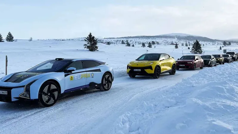 Autonomia mașinilor electrice scade cu circa o treime în condiții reale Foto: Norwegian Automobile Federation 