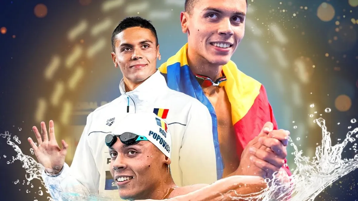 David Popovici, cel mai bun înotător european (sursa: Facebook/European Aquatics)