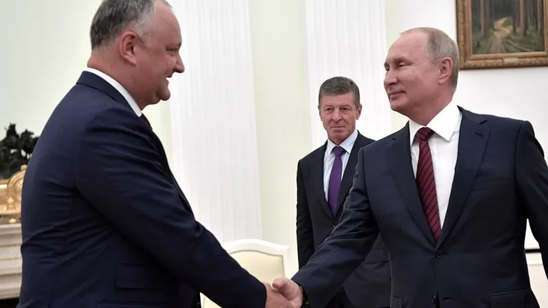 Ex-președintele Dodon, în arest la domiciliu Foto: Kremlin.ru