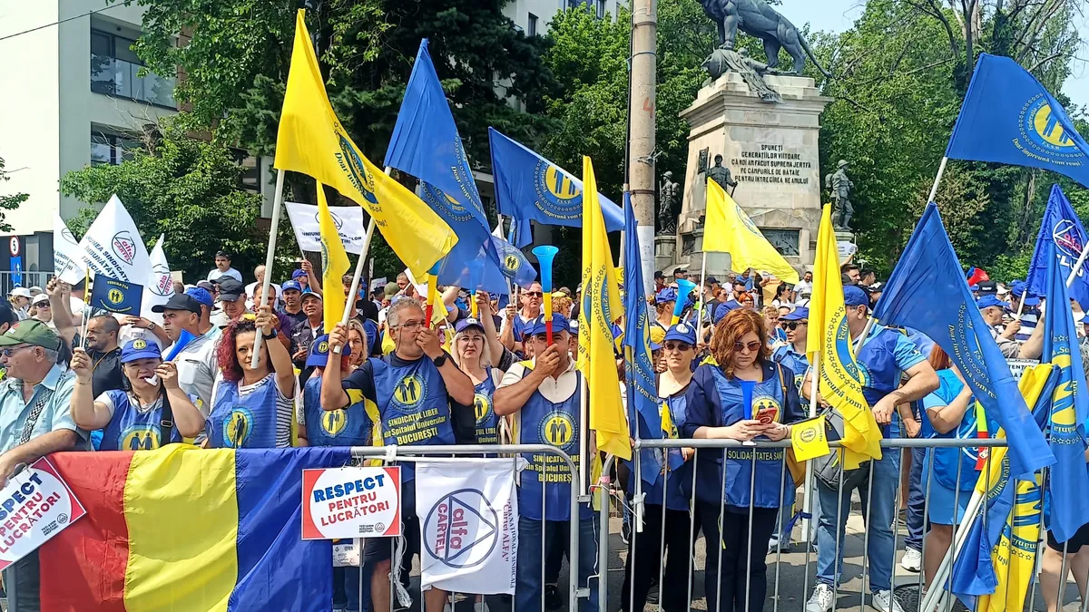 Grevă generală în septembrie, avertizează sindicatele (sursa: Facebook/Confederatia Nationala Sindicala "Cartel ALFA")