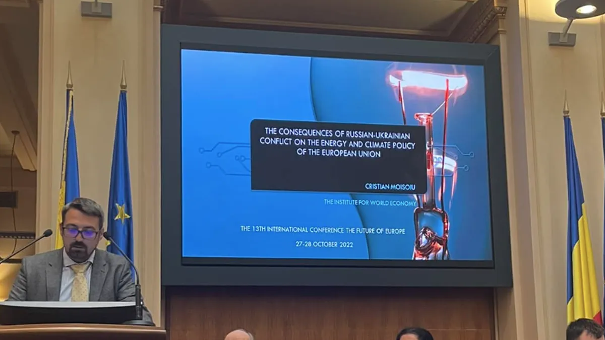 Academia Română, proiect european de mediu (sursa: Facebook/Institutul de Economie Mondiala)