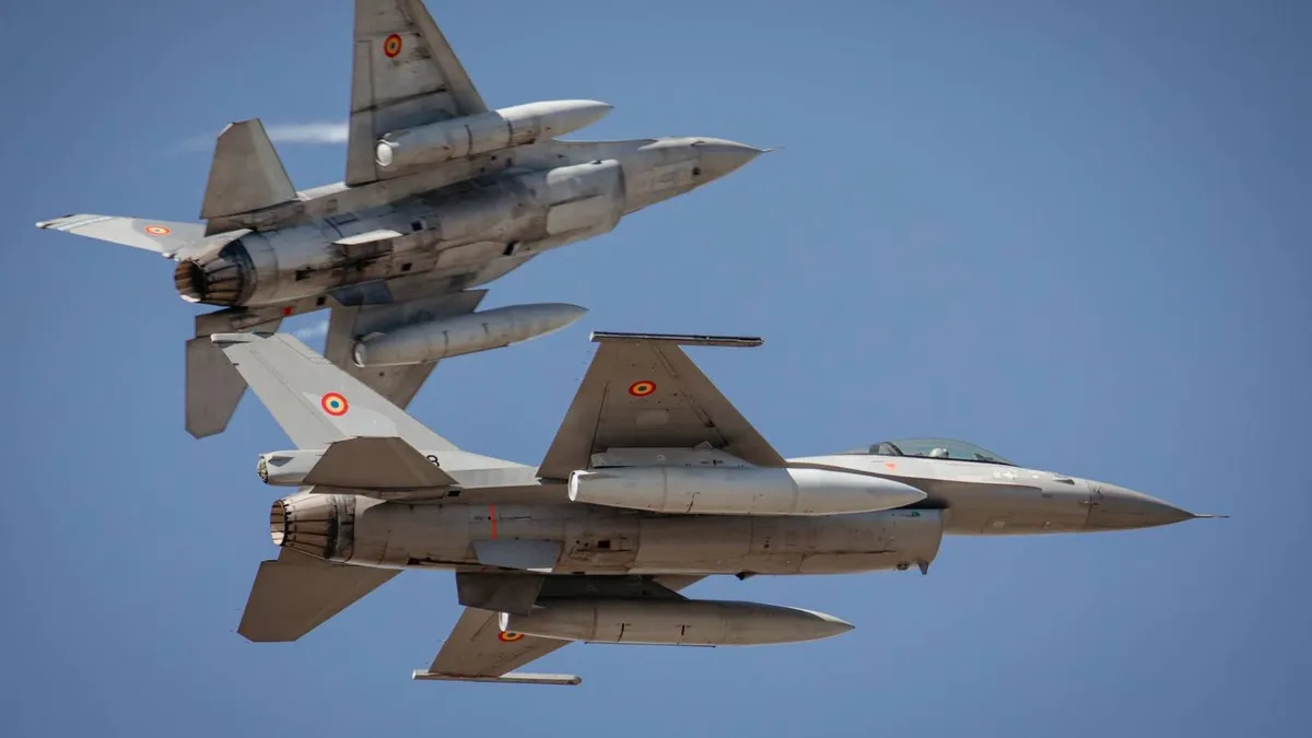 Atac rusesc lângă granița cu România (sursa: Facebook/Forţele Aeriene Române)