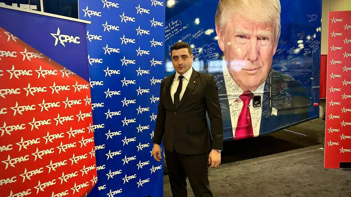 Simion a plătit lobby-iști americani ca să-l ducă la Trump, dar a luat țeapă Foto: George Simion