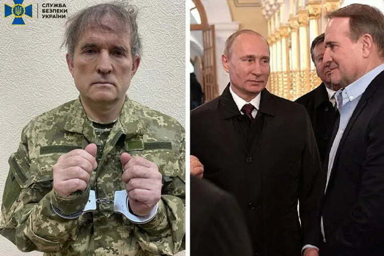 Medvedciuk ar putea petrece 15 ani în închisoare (sursa: Twitter/Nexta)