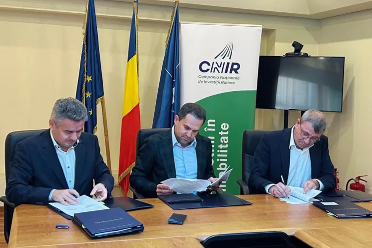 Începe execuția Autostrăzii Unirii (A8) (sursa: Facebook/Compania Națională de Investiții Rutiere)