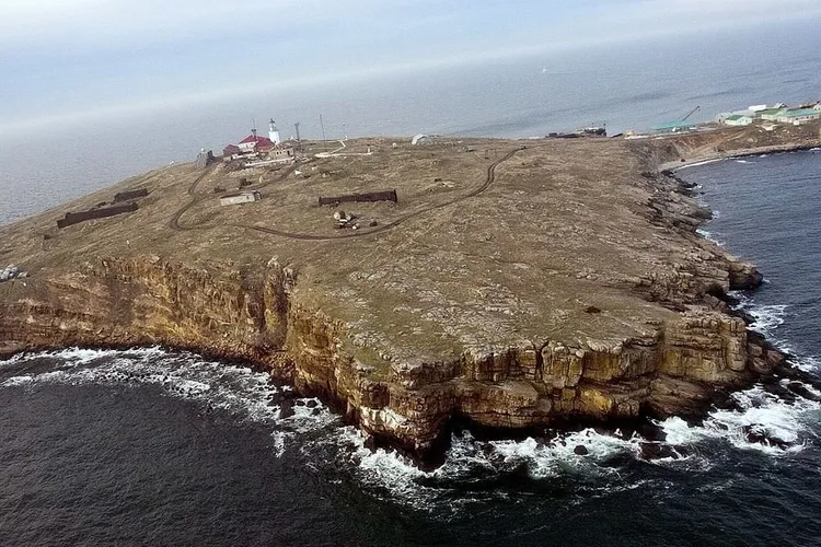 Luptele din Insula Șerpilor continuă (sursa: Twitter/Rakesh Krishnan Simha)