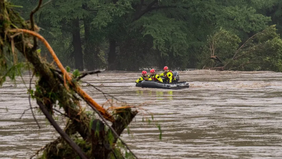 Inundațiile din Texas, zeci de morți (sursa: X/USMC Lady Vet)