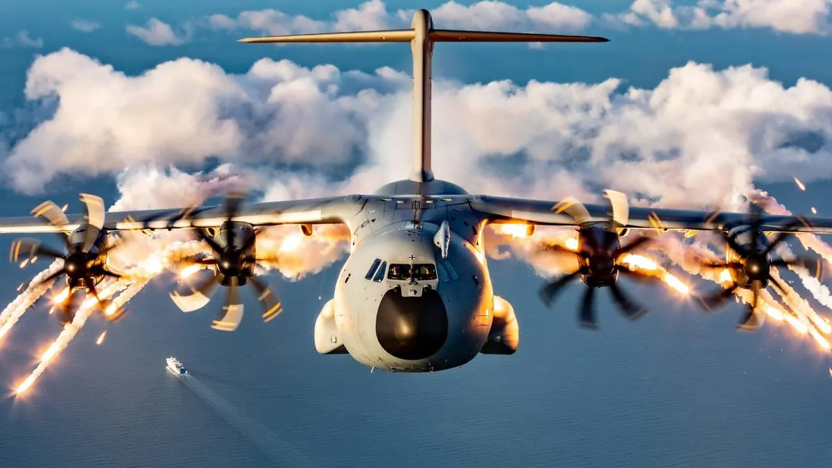 Bruiaje rusești raportate de oficiali germani (sursa: Facebook/Bundeswehr)