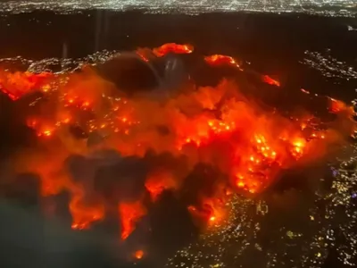 Incendiile din Los Angeles, dezastrul continuă (sursa: X/Marc Nixon)