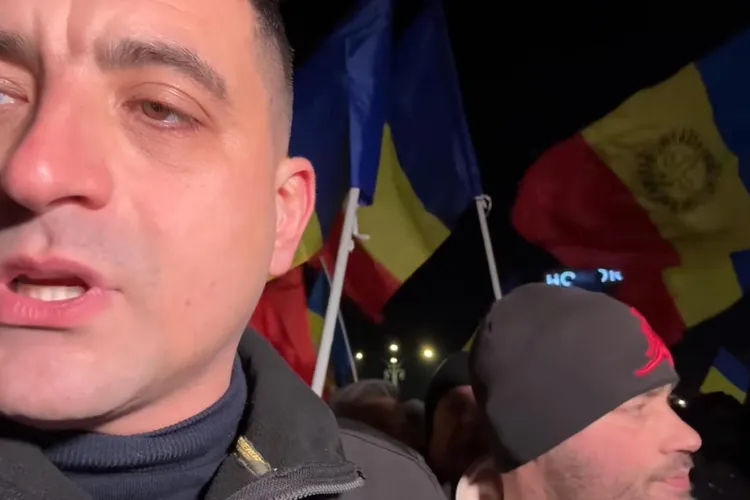 Protestele AUR împotriva anulării alegerilor prezidențiale (sursa: Facebook/George Simion)