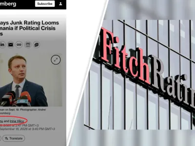Cum funcționează propaganda PSD: atac identic în Gândul și Realitatea împotriva Bloomberg, după ce a scris că Fitch amenință România cu retrogradarea la junk