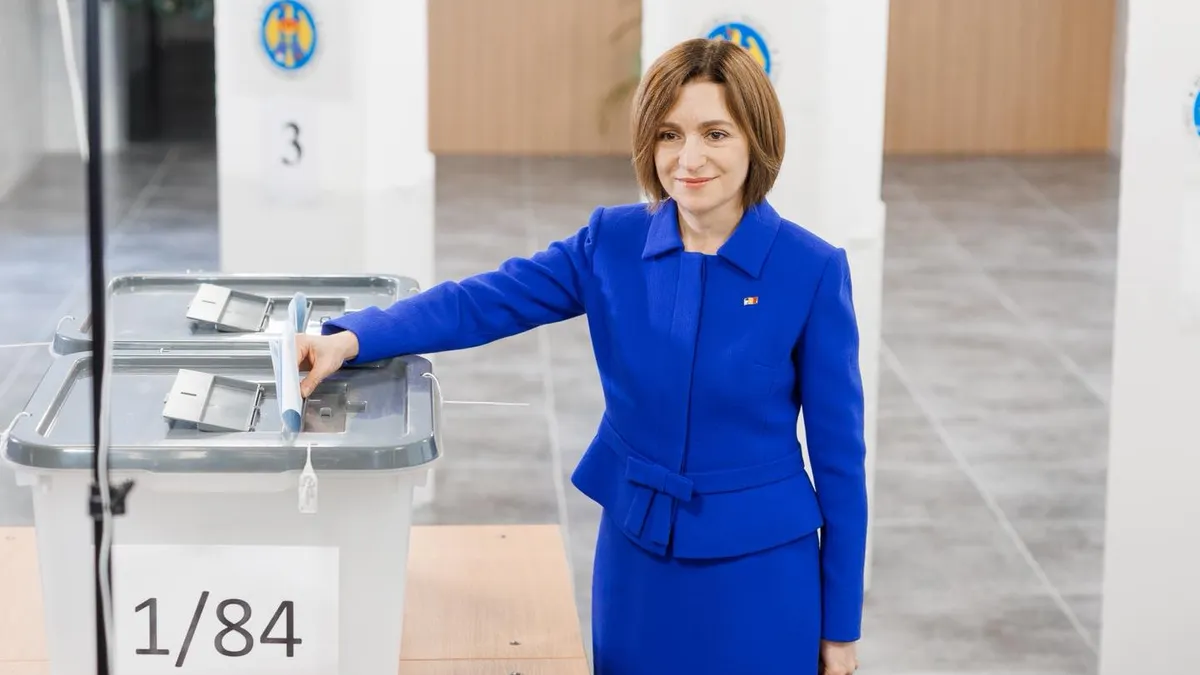 Rezultate preliminare Moldova: PAS, peste 40% Foto: Facebook