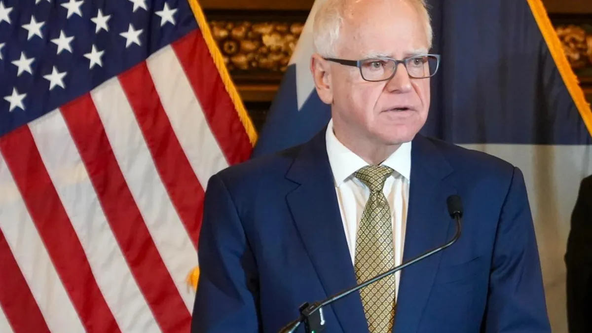 Guvernatorul Tim Walz renunță la candidatură (sursa: Facebook/Governor Tim Walz)