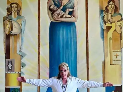 Till Lindemann, proiect artistic la Chișinău (sursa: Facebook/IMSP Spitalul Clinic de Psihiatrie)