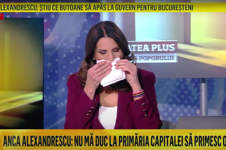 Lacrimi și Dumnezeu: circul organizat de Anca Alexandrescu pentru a-și anunța candidatura Foto: captură video