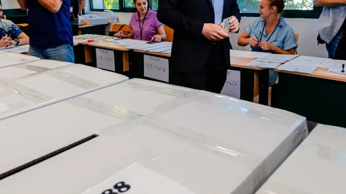 Buletinul de vot pentru Primarul General, facultativ Foto: Facebook