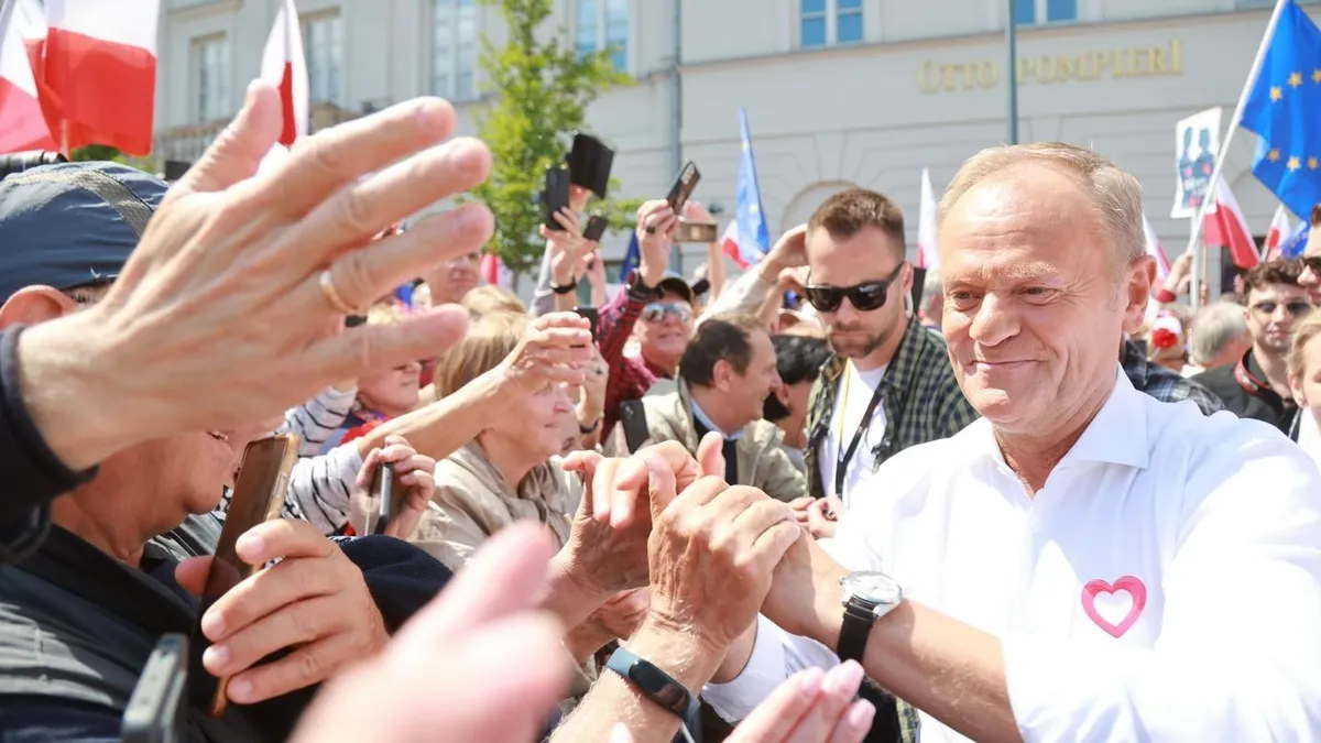 Parlamentul polonez sprijină guvernul lui Tusk (sursa: Facebook/Donald Tusk)