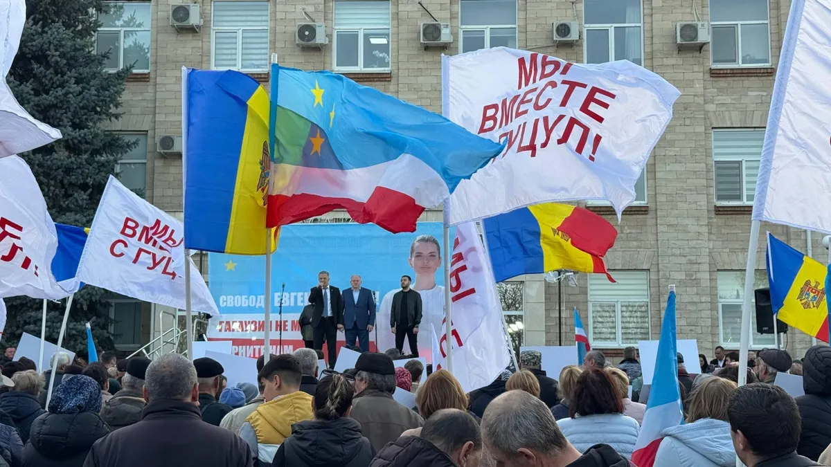 Protest în Găgăuzia împotriva arestării Evgheniei Guțul